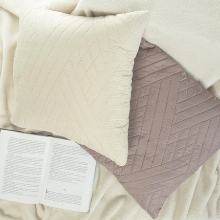 Poszewka BONI1 40 x 40 cm pudrowy