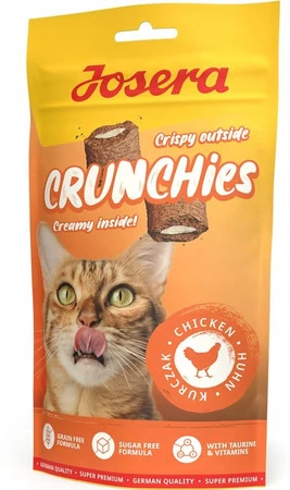 Josera Crunchies Chicken przekąska dla kotów z kurczakiem 60g