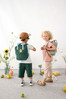 Lassig Plecak mini kwadratowy dla przedszkolaka Little Gang Lemon dark green