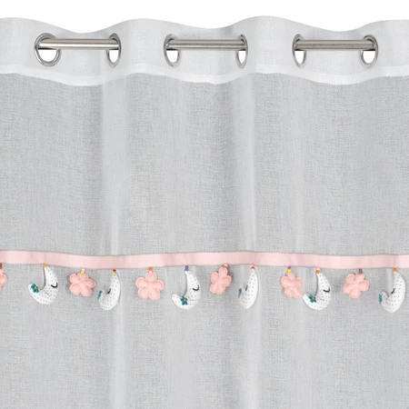 FIRANA GOTOWA MOON 1 140 X 250 CM BIAŁY