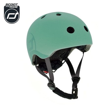 SCOOTANDRIDE Kask S-M dla dzieci  3+ Forest