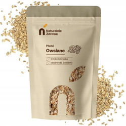 Naturalnie Zdrowe Płatki Owsiane 1 kg