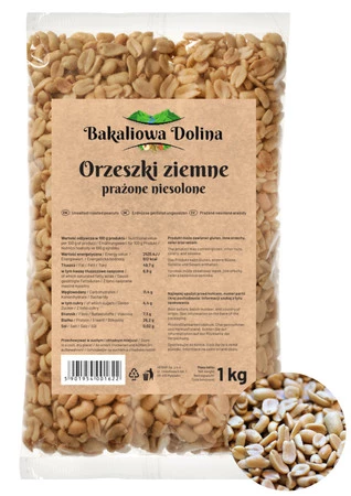 Bakaliowa Dolina Orzeszki ziemne niesolone 1kg