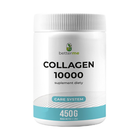 BETTERME Collagen 10000 Care System suplement diety na mocne stawy, kości, mięśnie 450g