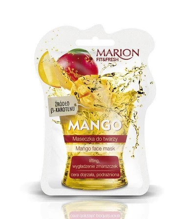 Fit&Fresh Face Mask maseczka do twarzy lifting i wygładzenie zmarszczek Mango 7.5ml