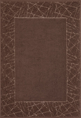 DYWANIK ŁAZIENKOWY NIKA (04) 50 X 70 CM BRĄZOWY