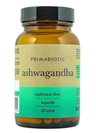 Primabiotic Ashwagandha 400 mg 60 kaps.