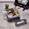 BB - Lunch box kwadratowy, oliwkowy