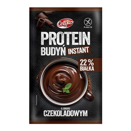 Celiko Budyń proteinowy o smaku czekoladowym bezglutenowy 40 g