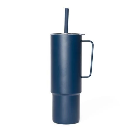 MiiR - All Day Straw Cup Granatowy - Kubek termiczny ze słomką 950ml