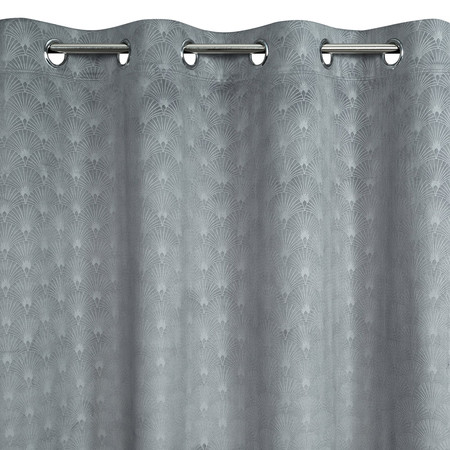 ZASŁONA GOTOWA JULIA 140 X 250 CM STALOWY