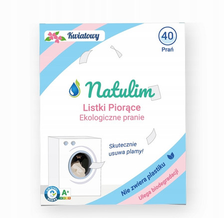 Natulim Eko listki do prania Kwiatowe 40 szt.