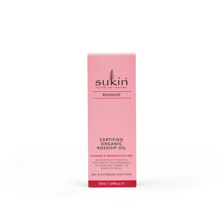 Sukin, ROSEHIP Oil Naturalny 100% olej z dzikiej róży chilijskiej, 50ml
