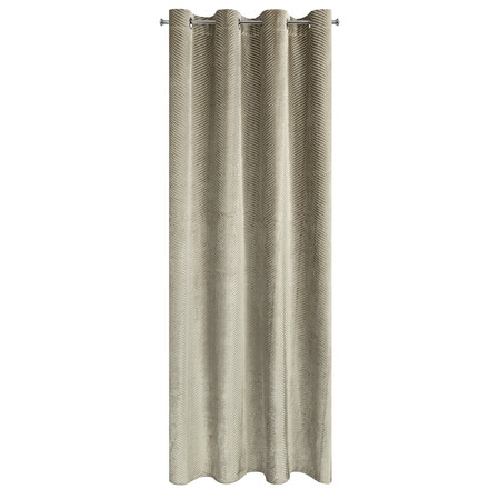 ZASŁONA GOTOWA LUSSI 140 X 250 CM JASNOBRĄZOWY