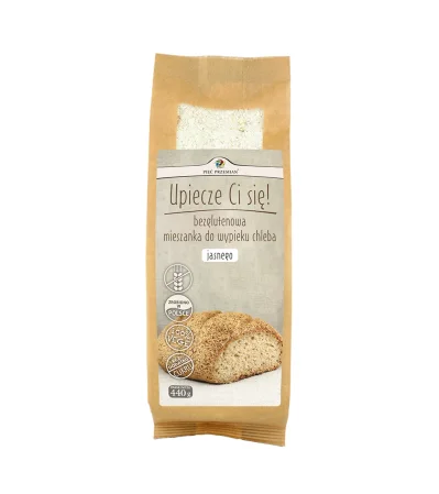 Zestaw 3x Pięć Przemian - Bezglutenowa mieszanka do wypieku chleba jasnego 440 g
