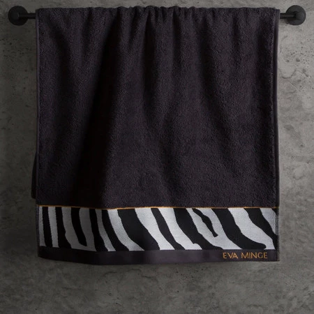 Ręcznik Eva 22 50 x 90 cm, Czarny