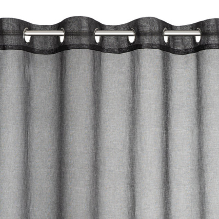 FIRANA GOTOWA CARLI 140 X 250 CM CZARNY