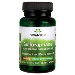 Swanson Sulforafan Kiełki Brokuła 400 Mcg 60 kaps.