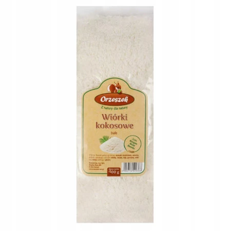 Orzeszek Wiórki Kokosowe Białe 400g