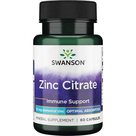 Zinc Citrate 50 mg (60 kaps.)