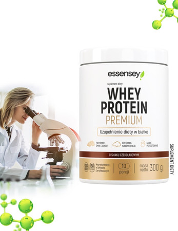 ESSENSEY WHEY PROTEIN PREMIUM odżywka białkowa WPC 300g smal czekolada