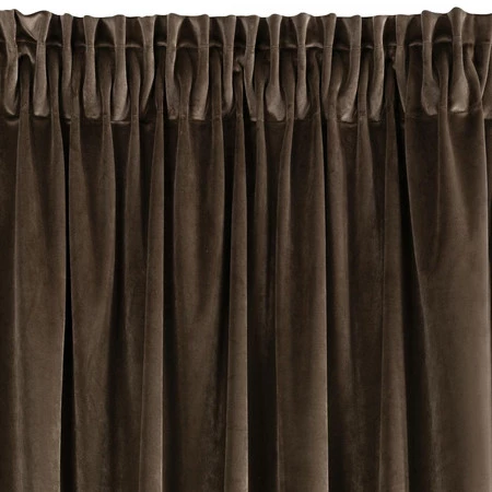 ZASŁONA GOTOWA VILLA NA TAŚMIE 140 X 270 CM BRĄZOWY