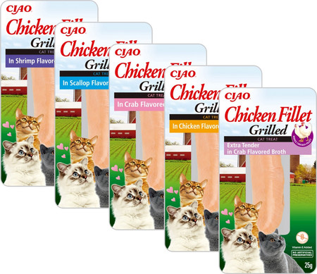 INABA Cat Chicken Fillet in Shrimp Kurczak w Krewetkach 25g