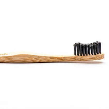 Humble Brush, Bambusowa szczoteczka do zębów dla dorosłych, Medium, czarna
