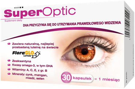 Polpharma SUPEROPTIC wsparcie prawidłowego widzenia 30 kaps.
