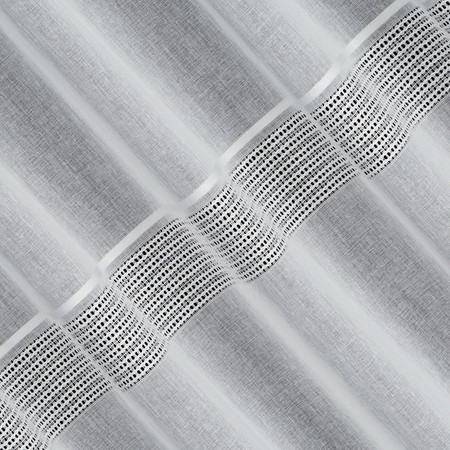 FIRANA GOTOWA INES NA TAŚMIE 140 X 270 CM BIAŁY