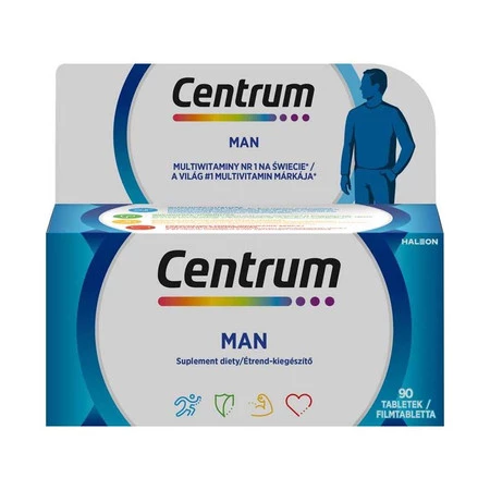 Centrum Man multiwitaminy dla mężczyzn suplement diety 90 tabl.