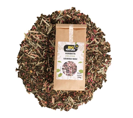 Big Nature Herbata Zielona Udana Noc 100 g