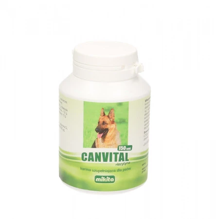 MIKITA CANVITAL + LECYTYNA Witaminy dla psa 150tabl.