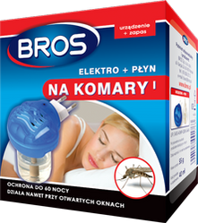 Elektro + płyn na komary do stosowania wewnątrz budynku
