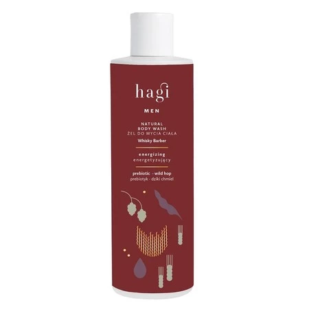 Hagi - Naturalny żel do mycia ciała Whisky Barber 300ml