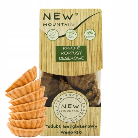 NEW MOUNTAIN KORPUSY DESEROWE KRUCHE BEZGLUTENOWE 200 g 