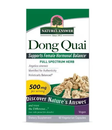 NATURE'S ANSWER Dong Quai - Dzięgiel chiński (90 kaps.)