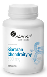 Aliness Siarczan Chondroityny 500g na wsparcie funkcjonowania stawów 100 kaps.