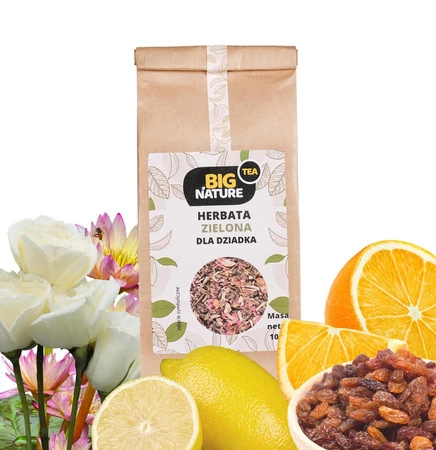 Big Nature Herbata Zielona dla dziadka 100 g