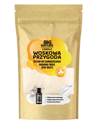 Big Nature Woskowa przygoda WELLNESS&SPA - zestaw do robienia świec 515g