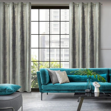 ZASŁONA GOTOWA MARSALA 140 X 250 CM SZARY