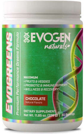 Evogen Evogreens Naturals kompleks witamin 219 g smak jagoda