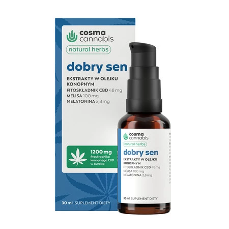 Cosma Dobry Sen Ekstrakty w olejku konopnym 30 ml