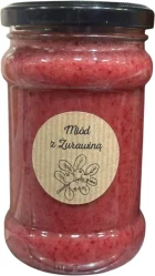 Miody Dworskie Miód z żurawiną 380g