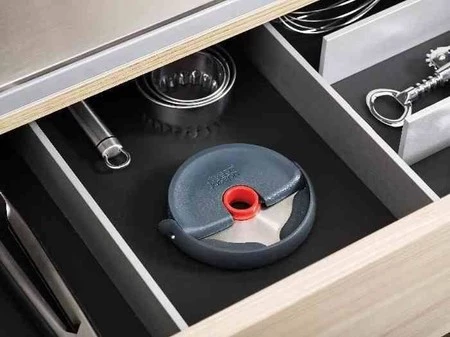 JJ - Nóż do pizzy Disc, grafitowy