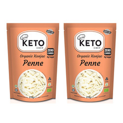 Zestaw: 2x Keto Chef Makaron Konjac Penne Bezglutenowy Bio 270g