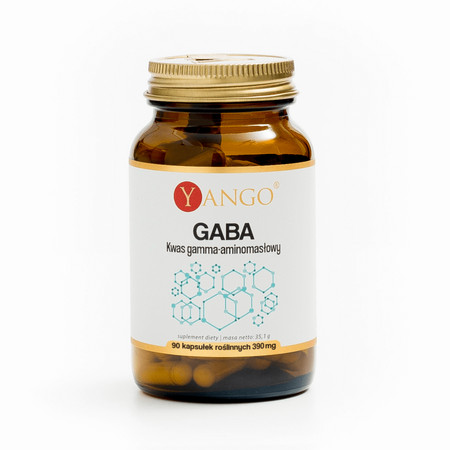 Yango Gaba Kwas gamma-aminomasłowy 390 mg 90 kaps.