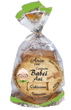 Ania − Ciasteczka babci Ani orkiszowe B/C − 100 g