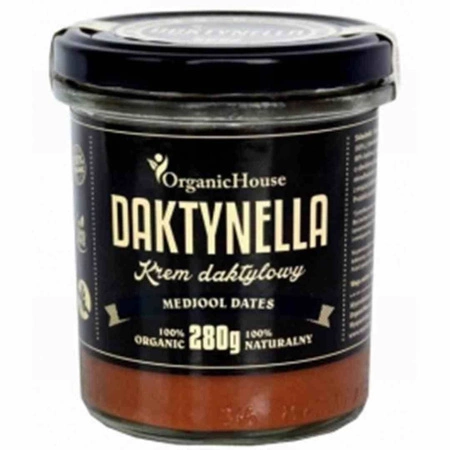 Organic House − Daktynella Classic, krem daktylowy BIO − 280 g