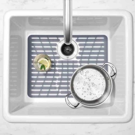 OXO-Mata do zlewu 32x41cm. silikon szara GoodGrips